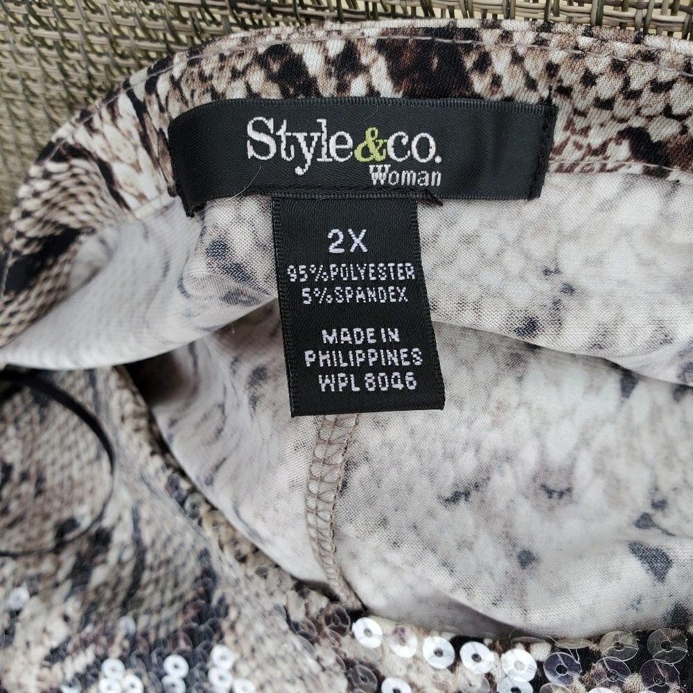 Snake Print Top - Picture 6 of 7